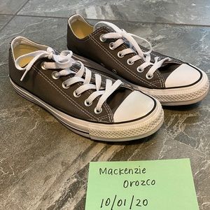 Grey converse